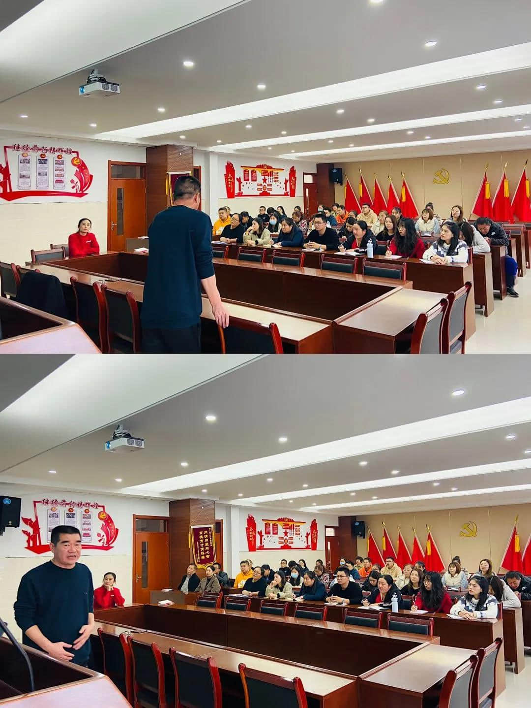 消防演練鳴警鐘，安全防線不放松 --中學部舉行消防應急演練